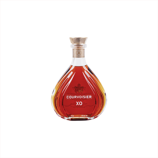 Bottle of Courvoisier XO Cognac.