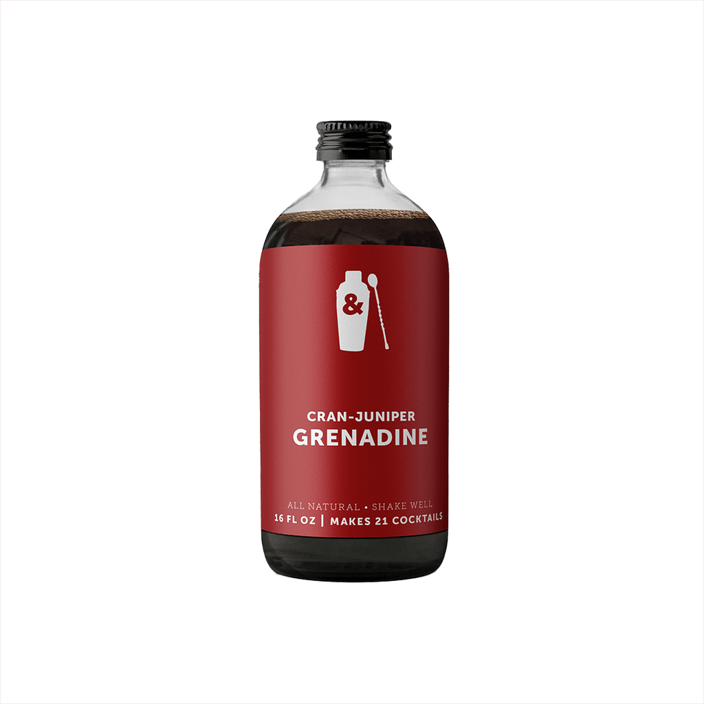Bottle of Shaker & Spoon Cran-Juniper Grenadine.