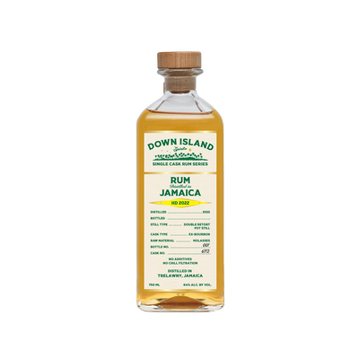 Bottle Image for Down Island Spirits Jamaica HD 2022 Rum