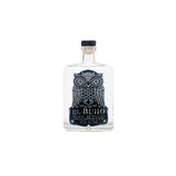 Bottle of El Buho Mezcal Artesanal Espadin.