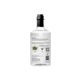 Back label of Empirical Olive Spirit bottle.