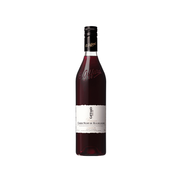 Bottle of Giffard Cassis Noir de Bourgogne.
