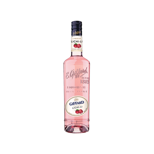 Bottle of Giffard Lichi-Li Liqueur.