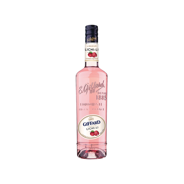 Bottle of Giffard Lichi-Li Liqueur.