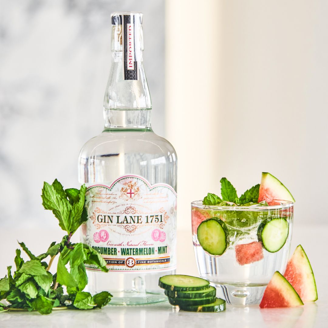 Order Gin Lane 1751 Cucumber Watermelon Mint Gin For Delivery in 2