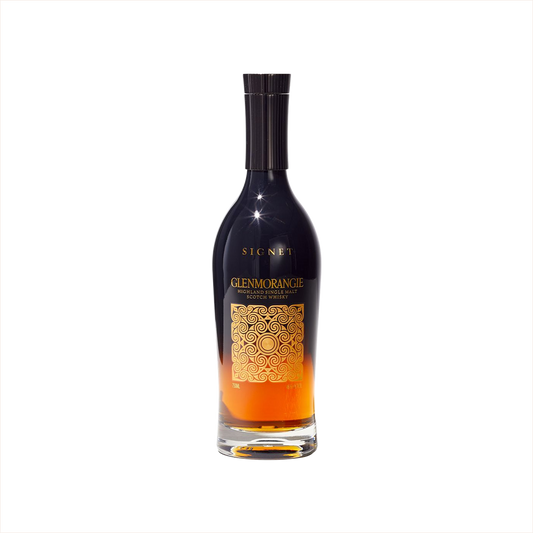 Bottle of Glenmorangie Signet Single Malt Scotch Whisky.