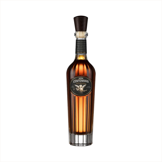 Bottle of Gran Centenario Leyenda Extra Anejo Tequila.