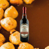 Bottle of Hamilton 151 Overproof Demerara Rum over blurred backdrop image of Lemons.