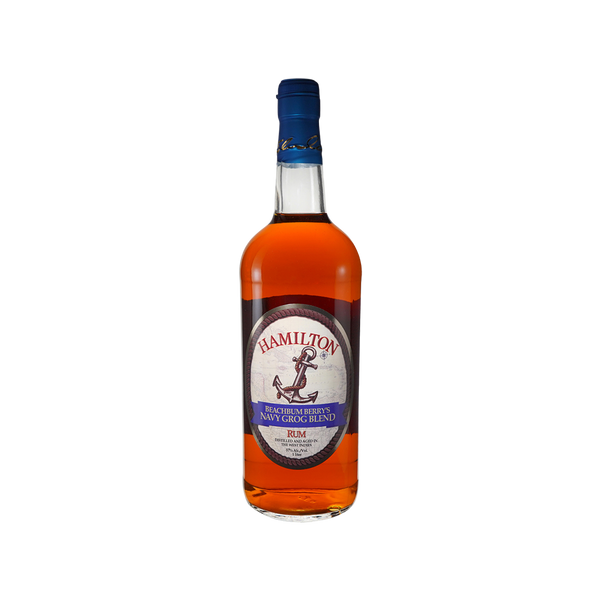 Bottle of Hamilton Beachbum Berry's Navy Grog Blend Rum.