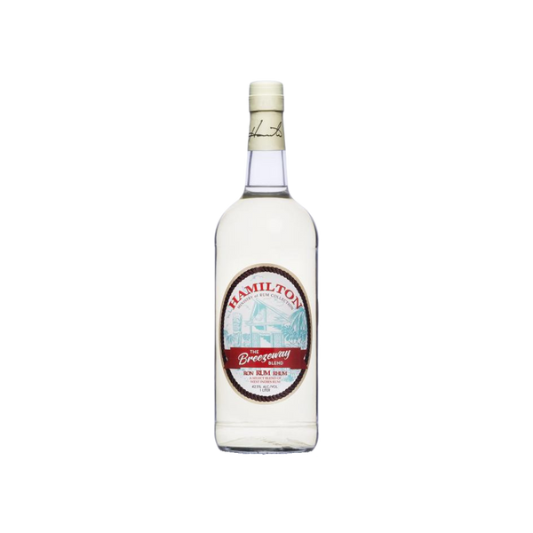 Bottle of Hamilton Breezeway Blend Rum.