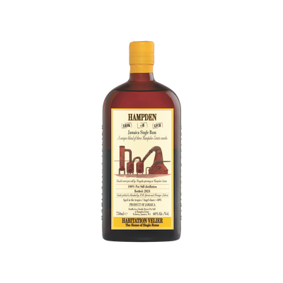 Bottle of Hampden Estate Habitation Velier PM Prestige Ledroit Rum.
