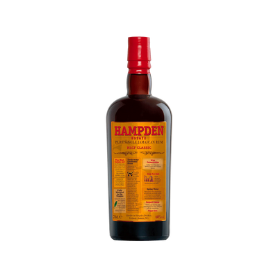 Bottle of Hampden HLCF Classic Pure Single Jamaican Rum.