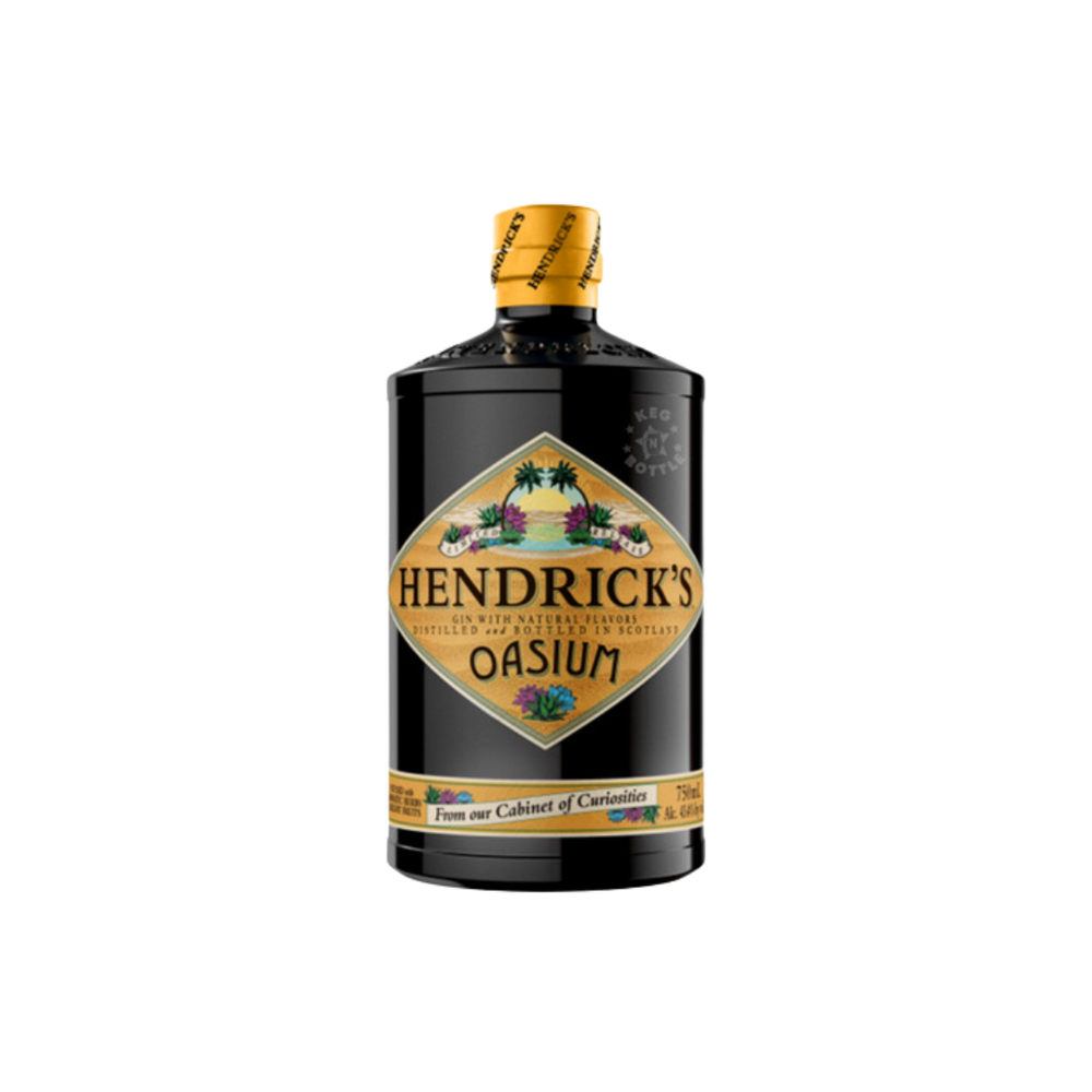 Bottle of Hendrick's Oasium Gin.