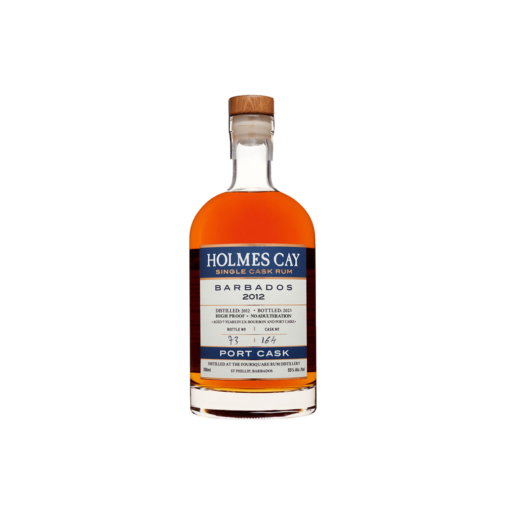Bottle of Holmes Cay Barbados 2012 Port Cask Rum.