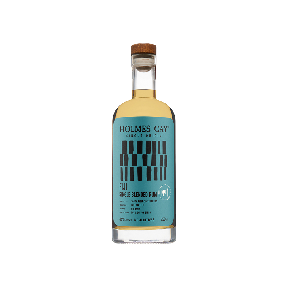 Bottle of Holmes Cay Fiji Single Origin Edition Rum.