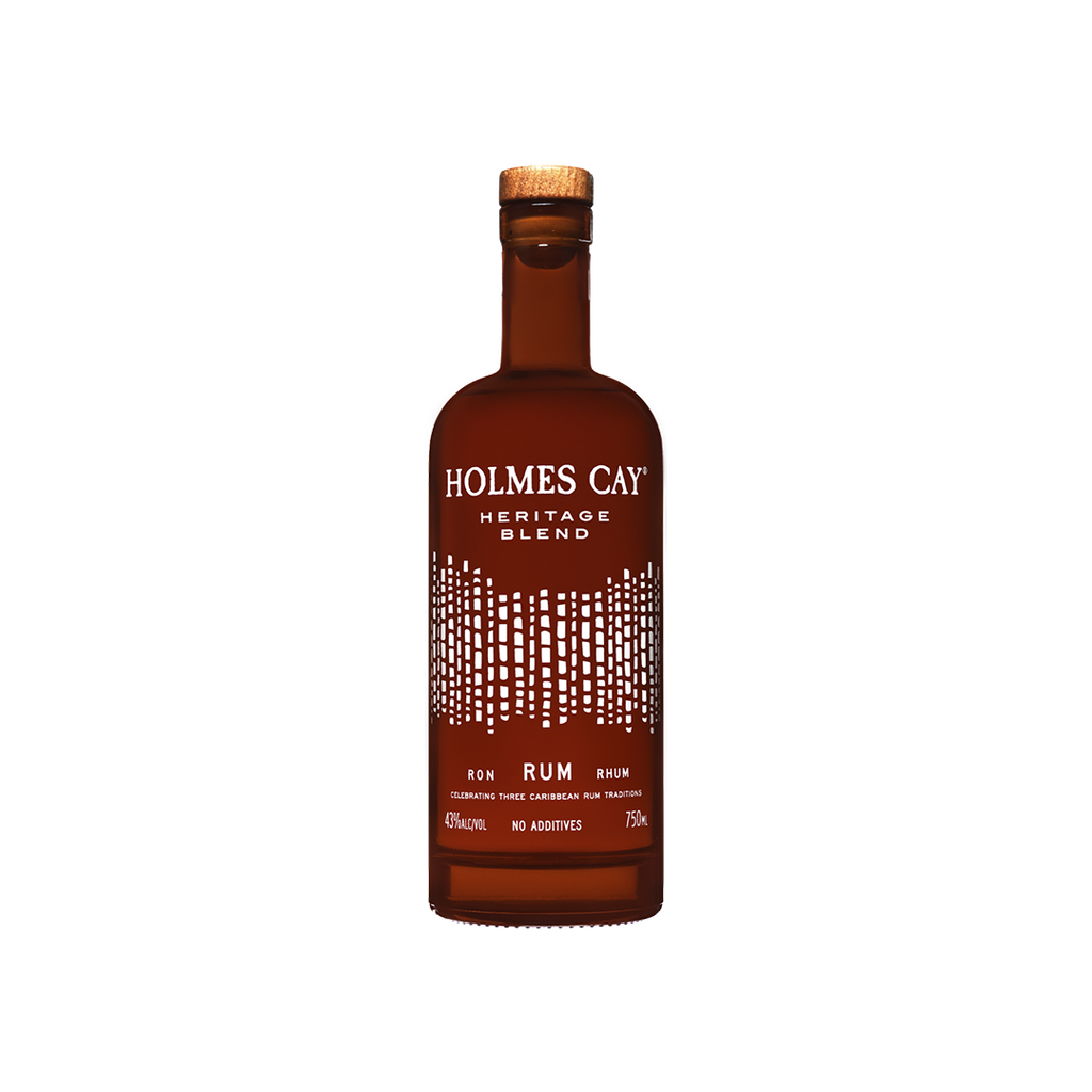 Bottle of Holmes Cay Heritage Blend.