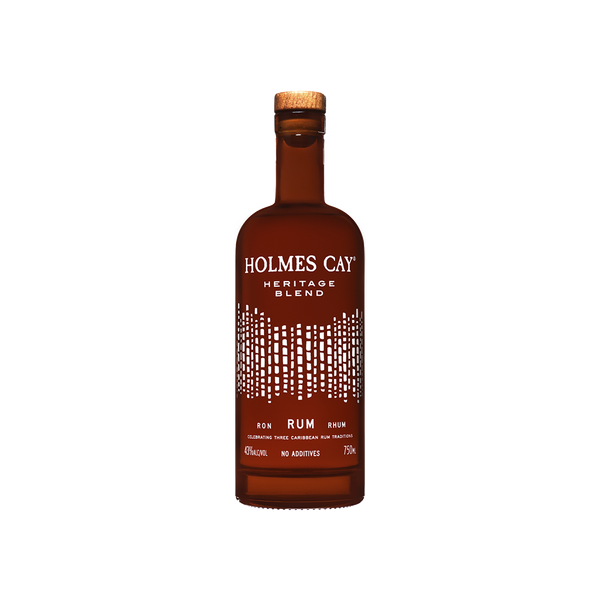 Bottle of Holmes Cay Heritage Blend.