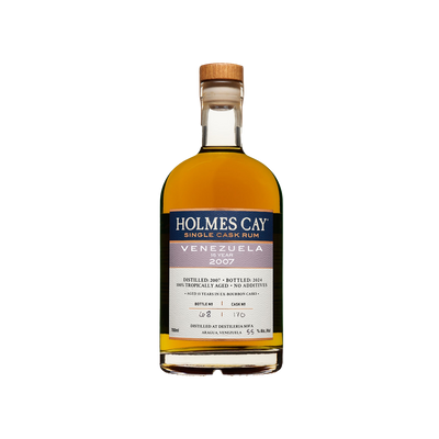 Bottle of Holmes Cay Venezuela 2007 15 Year Rum.