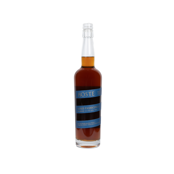 Bottle of Hoste Gold Fashioned.