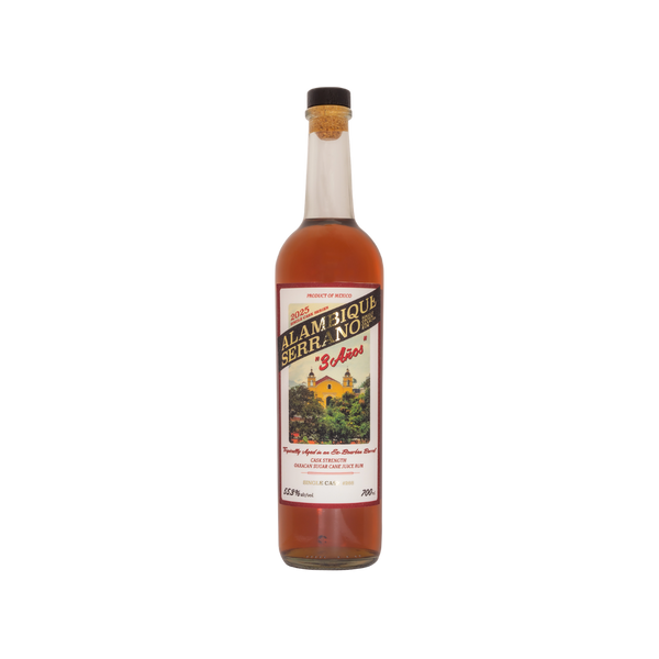 Bottle Image for Alambique Serrano 3 Años Single Cask #268 Ex Bourbon Barrel Aged Rum