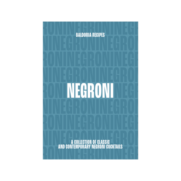 Cover of a Negroni cocktail recipe booklet.