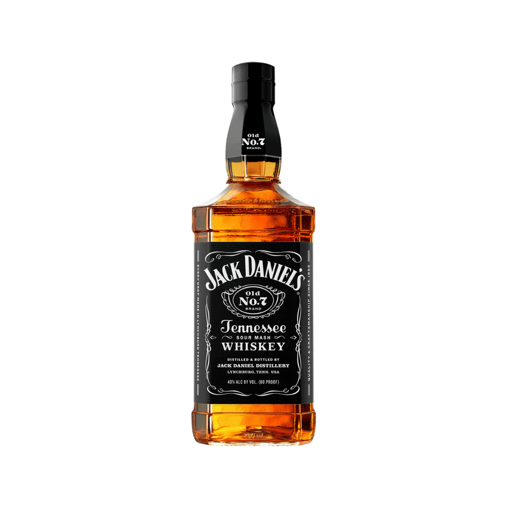 Bottle of Jack Daniel's Old No. 7 Tennessee Whiskey.