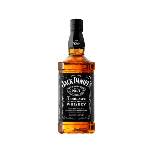 Bottle of Jack Daniel's Old No. 7 Tennessee Whiskey.