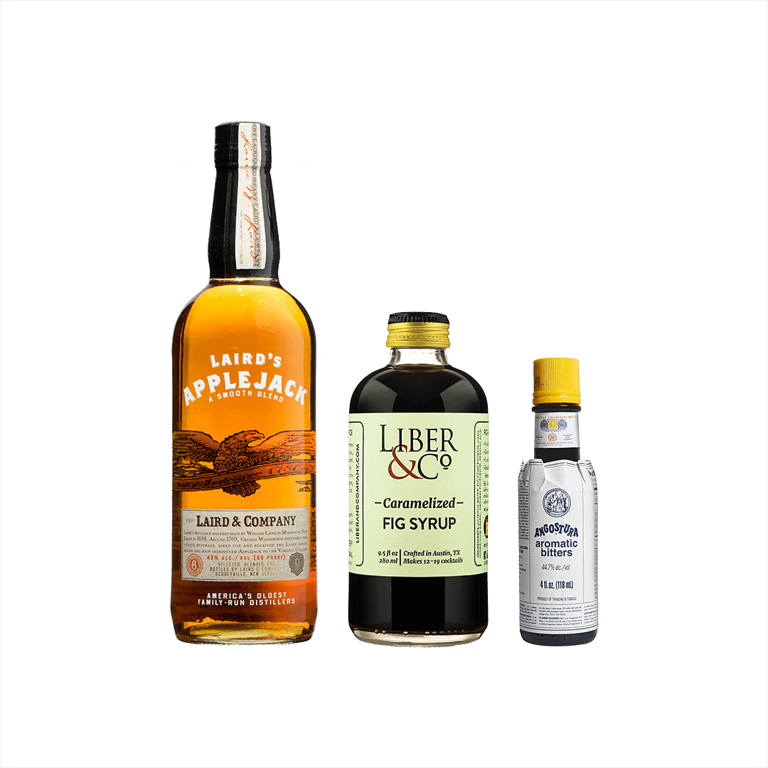 Jacked AF Cocktail Set: Laird's Applejack Brandy + Carmelized Fig