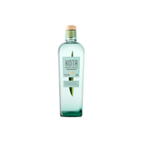 A bottle of Kota Pandan Liqueur with a label that includes the product name and an illustration of pandan leaves.