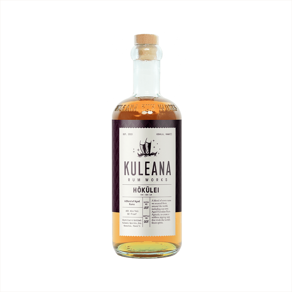 Bottle Kuleana Hokulei Aged Rum.