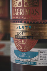 Lágrimas del Valle 2023 El Sabino Plata Tequila