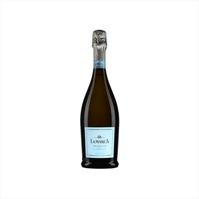 Bottle of La Marca Prosecco.