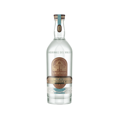 Bottle of Lágrimas del Valley 2023 El Sabino Plata Tequila.