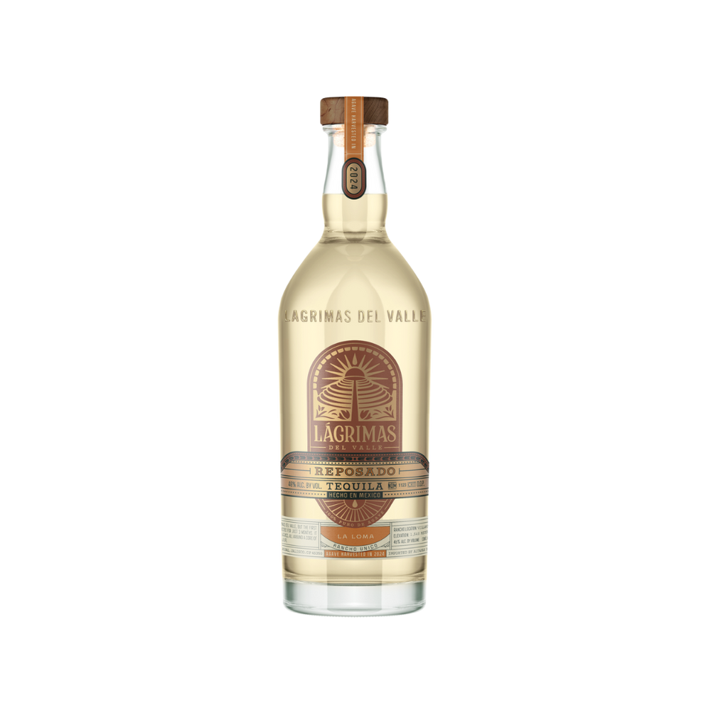 Bottle of Lágrimas del Valle 2024 La Loma Reposado Tequila.