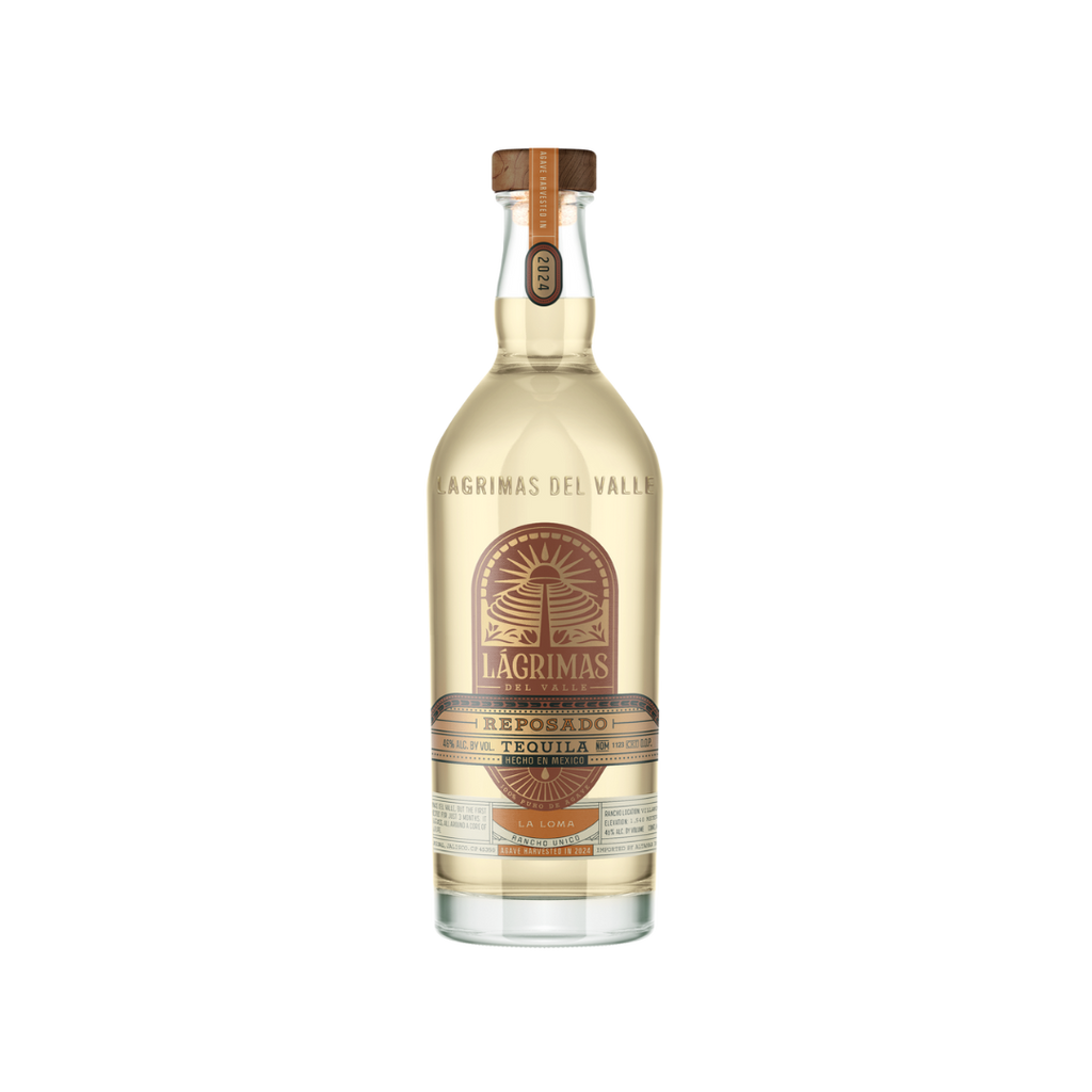 Bottle of Lágrimas del Valle 2024 La Loma Reposado Tequila.