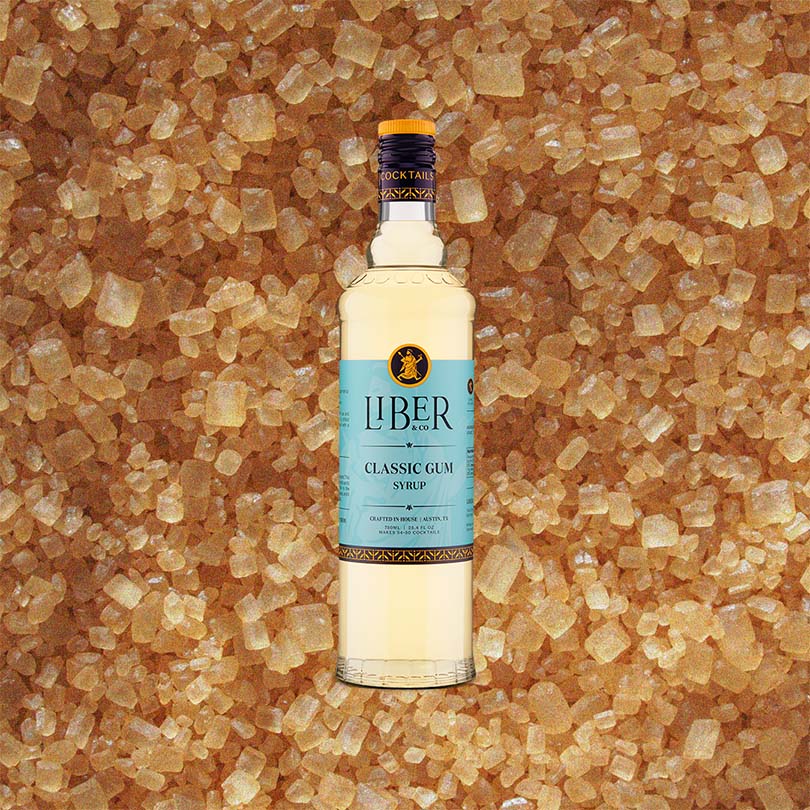 Bottle of Liber & Co Classic Gum Syrup.