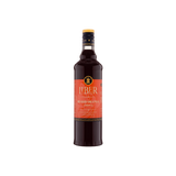 Bottle of Liber Blood Orange Cordial on a white background