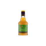 Bottle of Liber pineapple syrup on a white background
