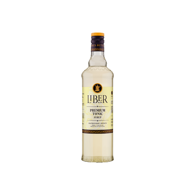 Bottle of Liber premium tonic syrup on a white background product image