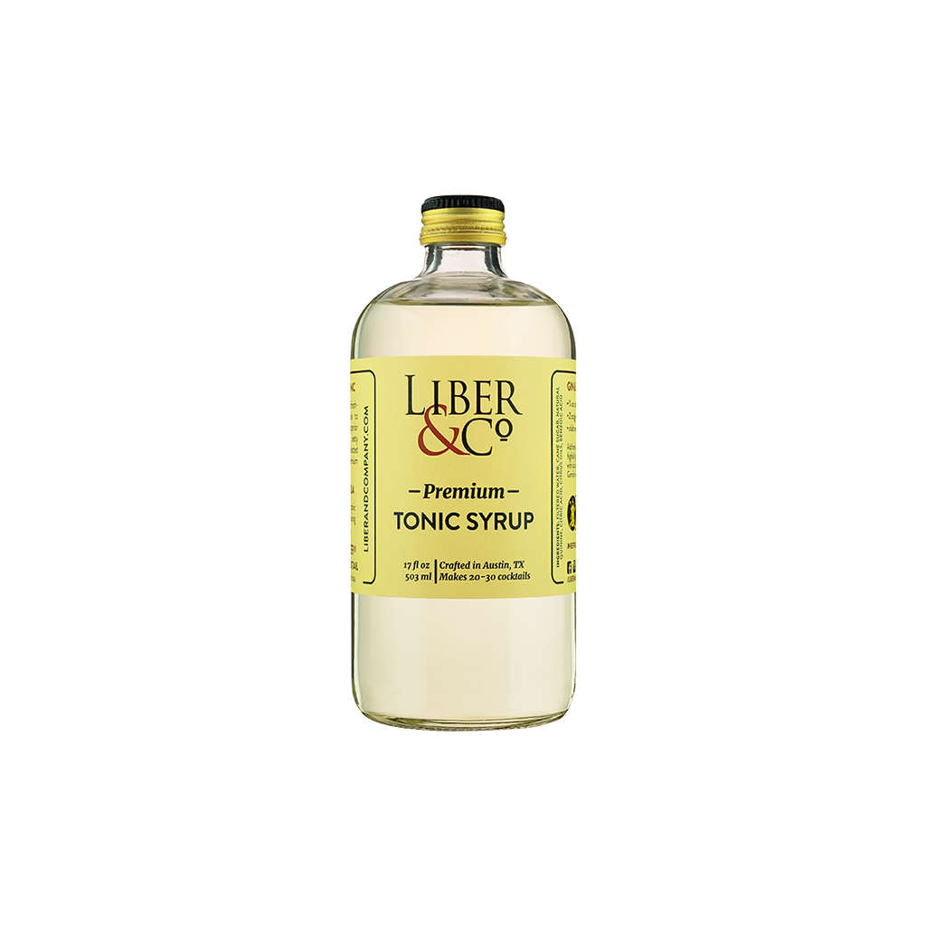 Bottle of Liber & Co. Premium Tonic Syrup.