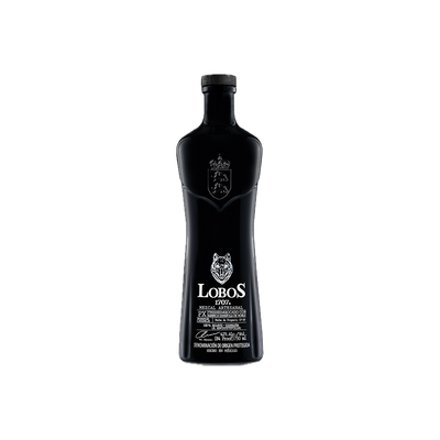 Bottle of Lobos 1707 Mezcal Artesanal.