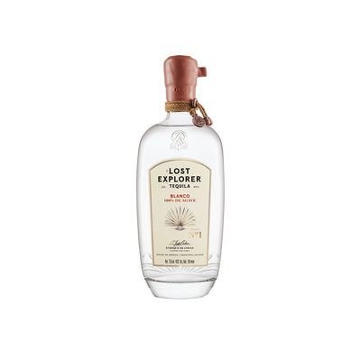 Bottle of The Lost Explorer Tequila.