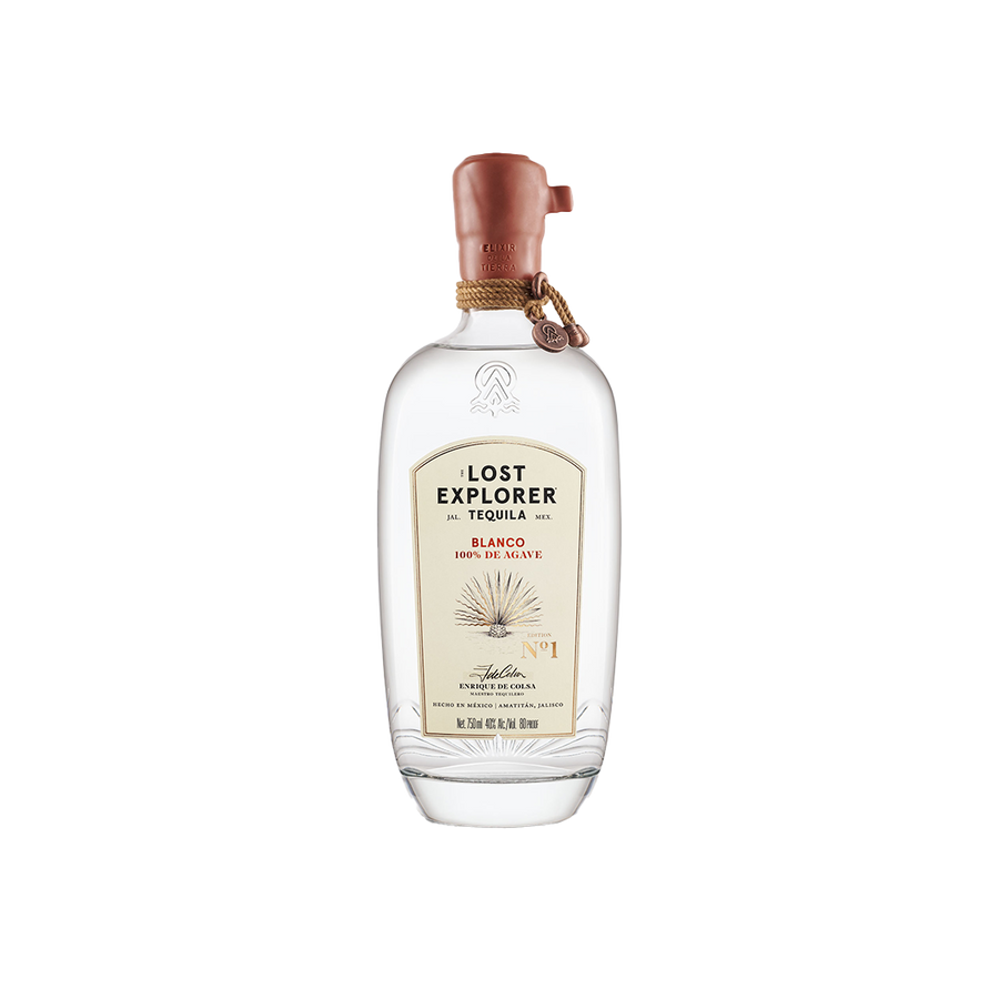 Bottle of The Lost Explorer Tequila.