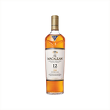Bottle of Macallan 12 Year Old Double Cask Single Malt Scotch Whisky.