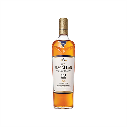 Bottle of Macallan 12 Year Old Double Cask Single Malt Scotch Whisky.