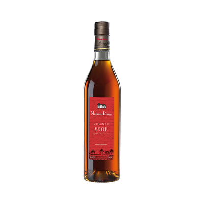 Bottle of Maison Rouge V.S.O.P. Cognac.