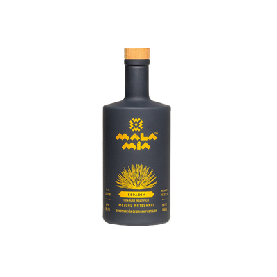 Bottle of Mala Mía Espadin Mezcal.