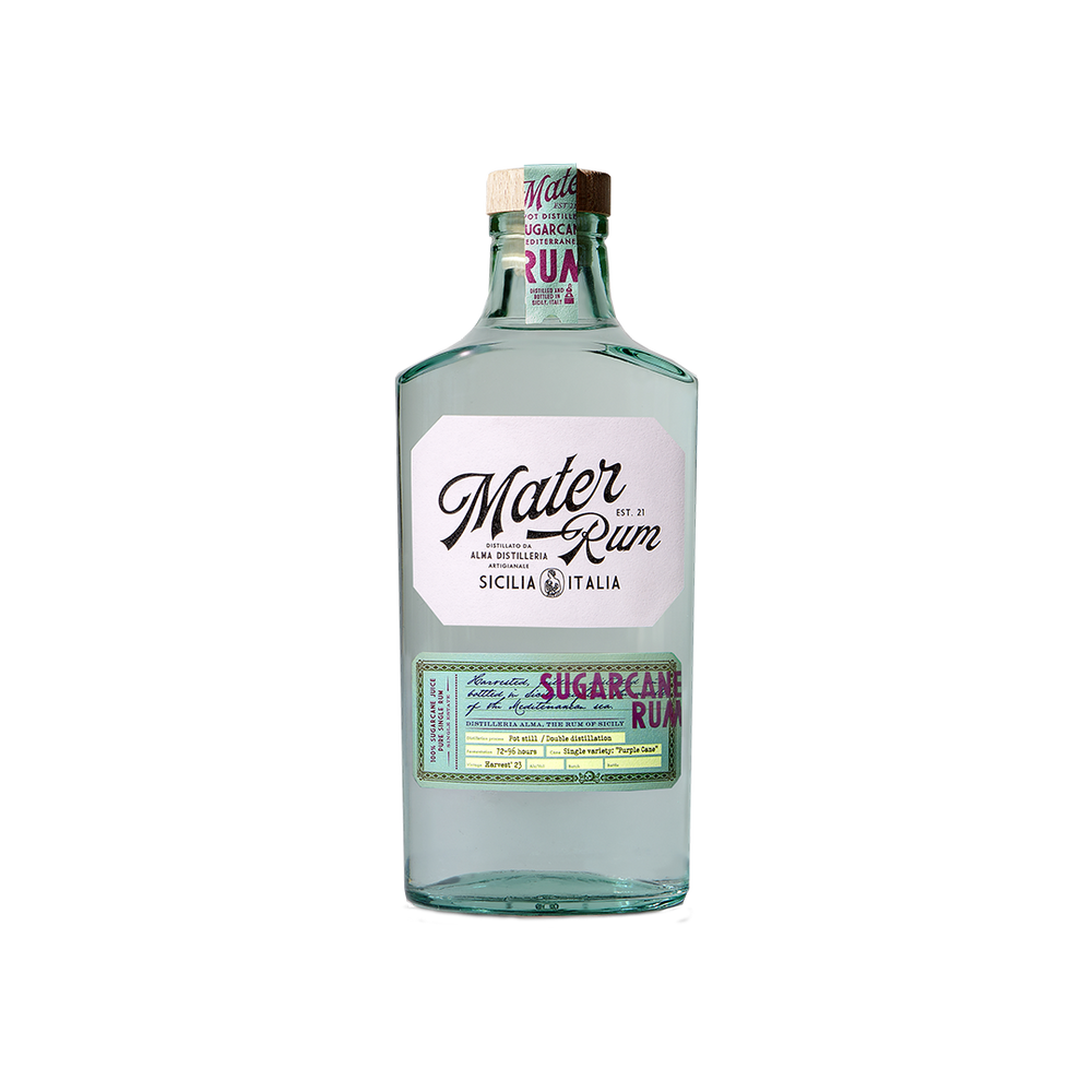 Bottle of Bottle of Mater Sicilian Sugarcane Rum Purple Cane Batch 1.