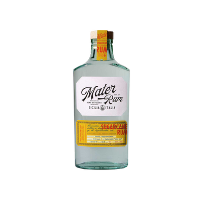 Bottle of Mater Sicilian Sugarcane Rum Yellow Cane Batch 1.