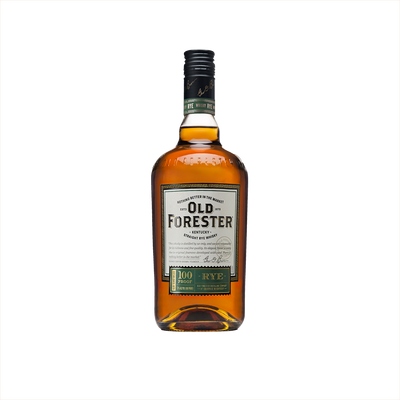 Bottle of Old Forester Rye.